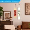 PATIKIL 15x4 Mini Hanging Xuan Paper Scroll, 2Pcs Silk Half