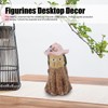 Garden Style Tabletop Ornament Tree Stump Man Exquisite Resin Figurines