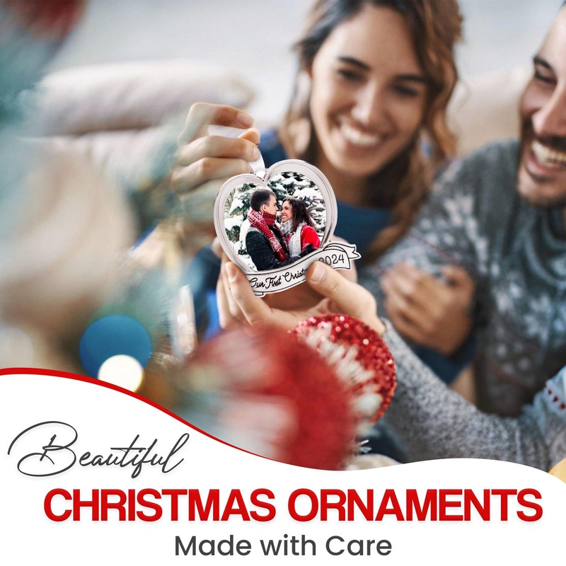Our First Christmas Ornament – Wedding Ornaments 2024 – Heart