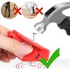 Nail Holder for Hammering, Plastic Pliers,Finger Protective Nail Guide,Home Tool