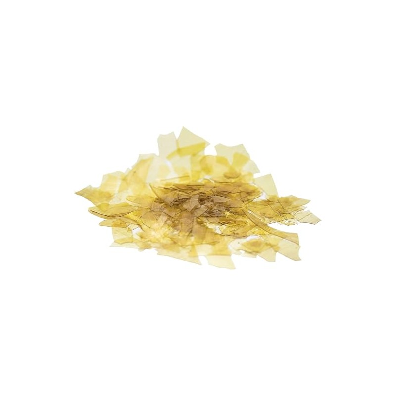 Transparent Dewaxed Super Blonde Shellac Flakes 4 Ounces