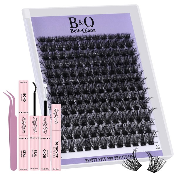 B&Q SilkAir Lash Clusters Feather-Light Eyelash Clusters Ultra-Soft Cluster Lashes
