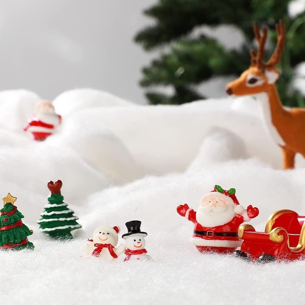 Arbutus Neige artificielle, couverture de neige artificielle, faux tapis de neige avec thème d'hiver, décoration de Noël 120 x 50 cm