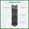 Motoforti Driver Side Power Window Switch for ISUZU D-MAX PICK-UP