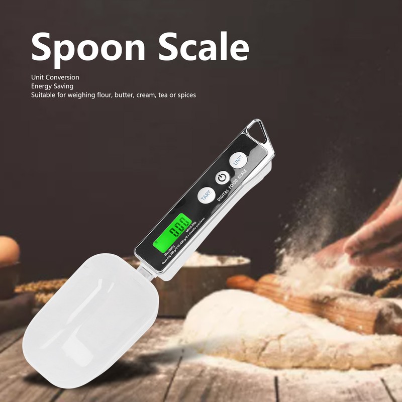 Digital Spoon Scale Household Portable Stainless Steel Kitchen Baking Scale