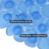 Non Slip Bath Mat for Bathroom Pebbles Frosted Anti Mould