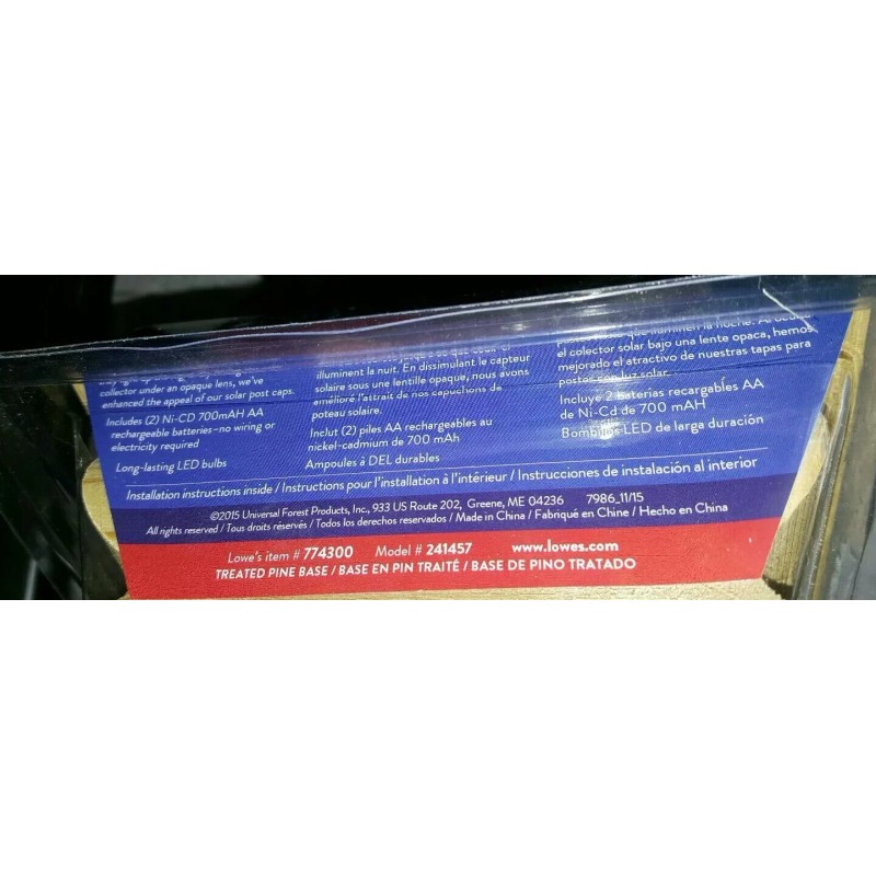 Deckorators 4x4 Corbel Concealed Solar Post Cap LED light