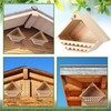 DoubleFill 2 Pcs Cedar Dove Nesting Box Bird House Outdoor