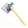 ToolUSA Premium 6-Pattern Texturing Hammer with 4" (10.2 cm) Chrome