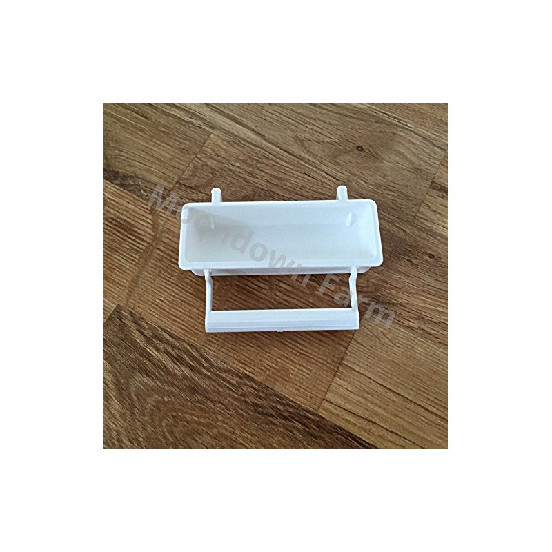 Moondown Farm Canary, Finch, Budgie Feeder Plastic Pots for Cage