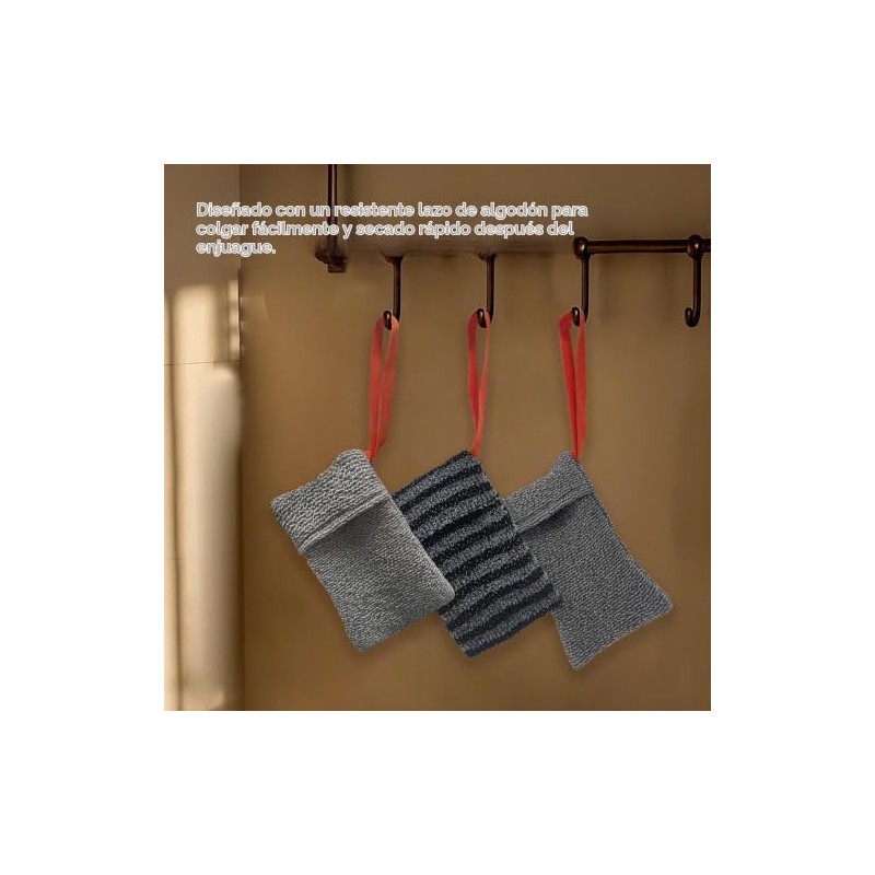 Bolsa de Jabón de Diferentes Grosores, Profunda Y Suave, con