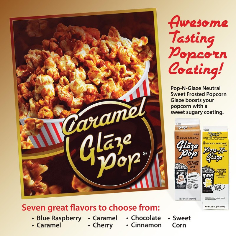 Glaze Pop Popcorn Flavoring Variety Pack - Choose Your Own
