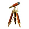Brass Telescopes Sailor, Pirate Collection Nautical Leather Bounded Telescope with
