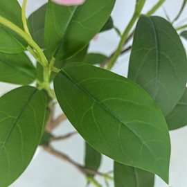 ZSENENT Artificial Jasmine Tree 5ft Beige Flower Pot Fake Plants, Lifelike Artificial Trees with Natural - Looking Blooms, Perfect for Any Space​