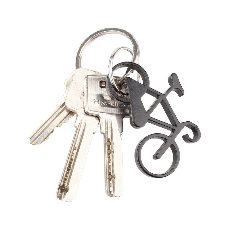 Swatom Bicycle Aluminum Alloy Beer Bottle Opener Keychain Key Tag