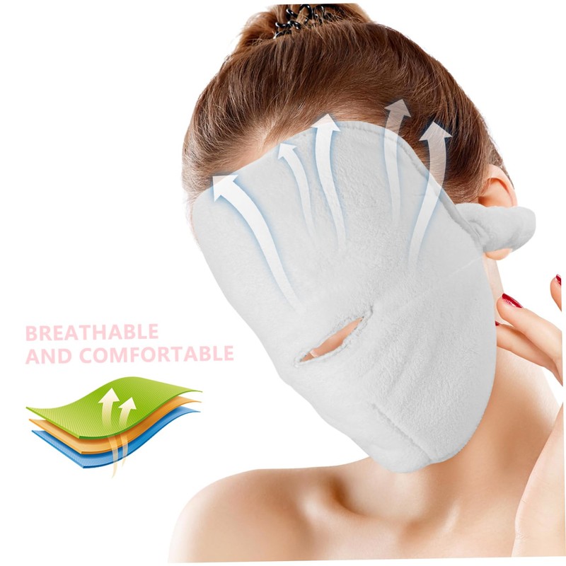 DECHOUS Cold Hot Compress Face Mask Towel for Women Dual