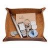 boshiho Valet Tray for Men, Leather Jewelry Catchall Key Phone