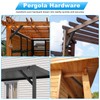 45° Angle Support Bracket, Pergola Kit Heavy Duty Connector, Pergola