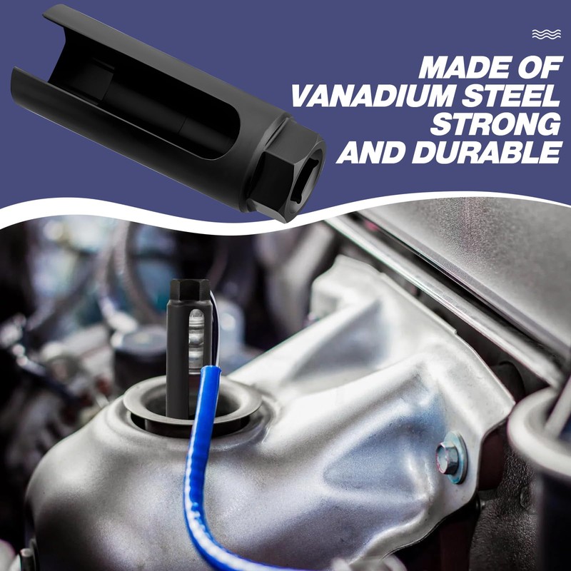 Oxygen Sensor Socket with Side Wire Cutout, Oxygen Sensor Removal