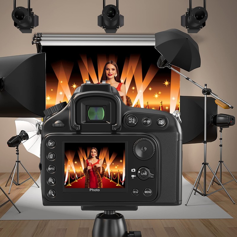 10x7ft Red Carpet Backdrop Reusable for Large Events Photoshoot Background