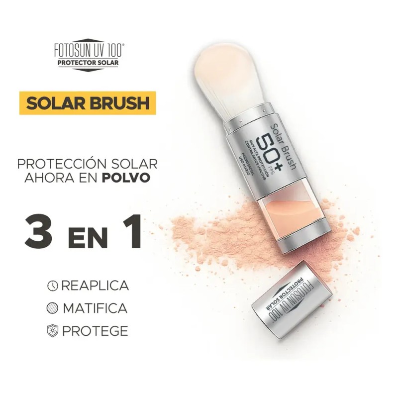 Protector Solar Brush En Polvo Y Adaptive Color Fotosun Uv