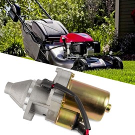 Starter Motor Compatible with Honda GX340 GX390 GX420 11HP 13HP 16HP Afron, Allmand, Ditch Witch, with Solenoid Replaces 1280002750, 31210ZB80130, 31210ZE30130, 31210-ZE3-023, DB5B6, DB5B8, SND0288