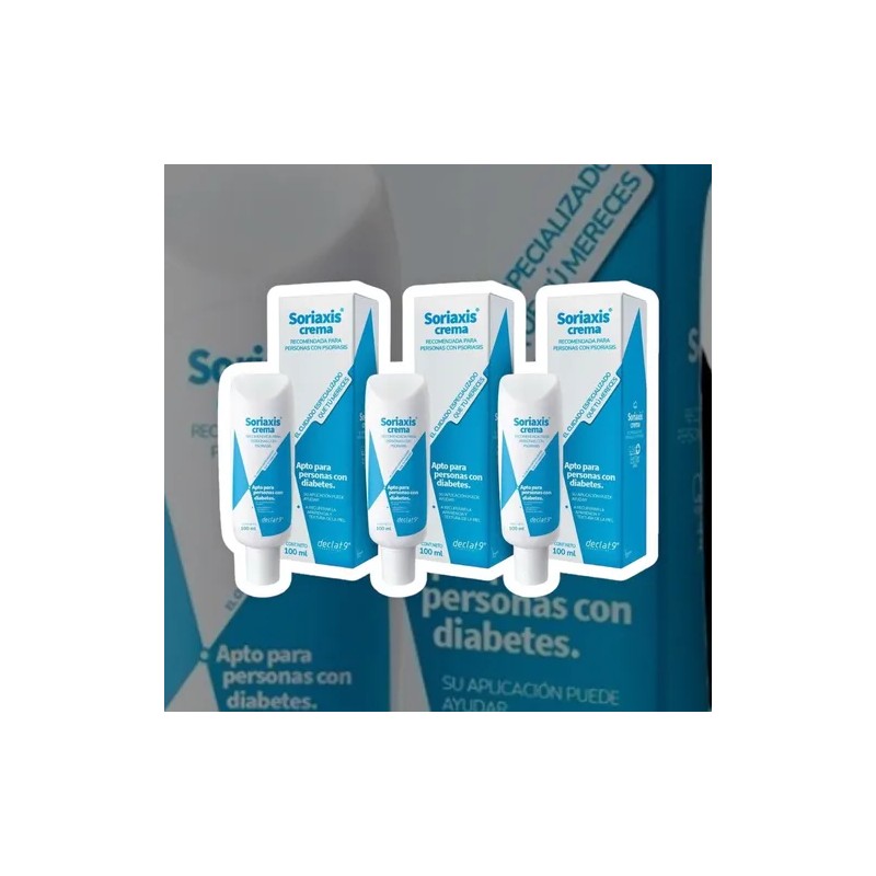 Kit 3 Crema Hidratante Soriaxis Declat.9 Piel Seca Psoriasis