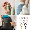 Mini Carabiner Clip Spring Snap Hook Buckle Clasps for Paracord