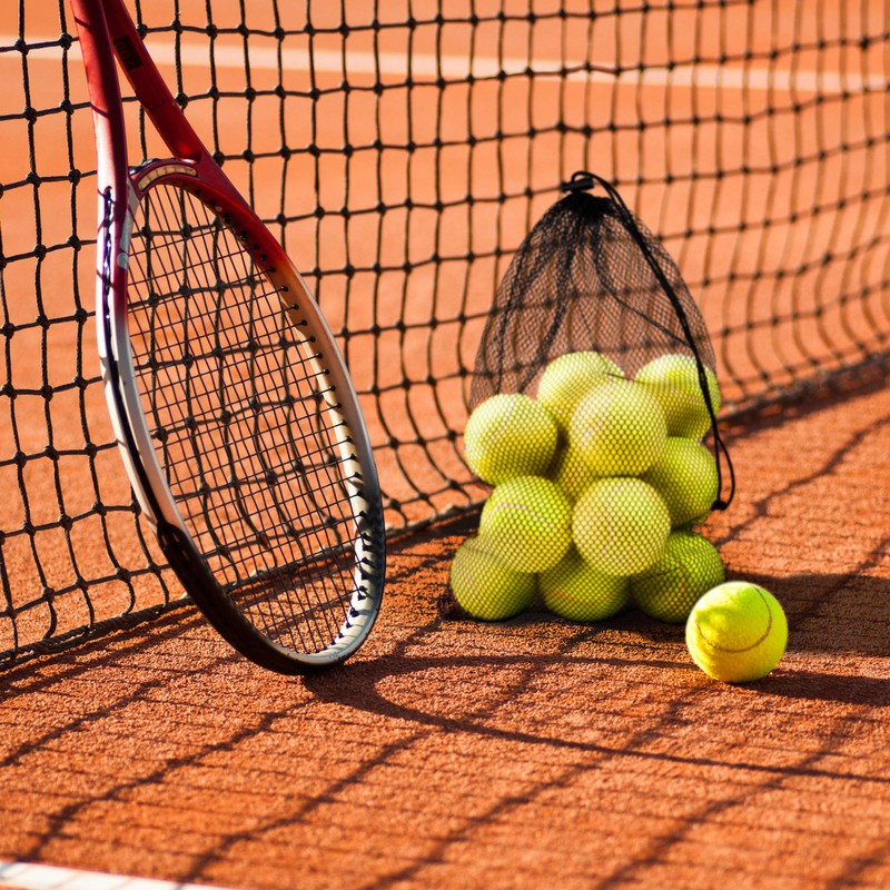 Bramble 15 Tennis Balls with Mesh Bag, 6.5cm Diameter, Classic