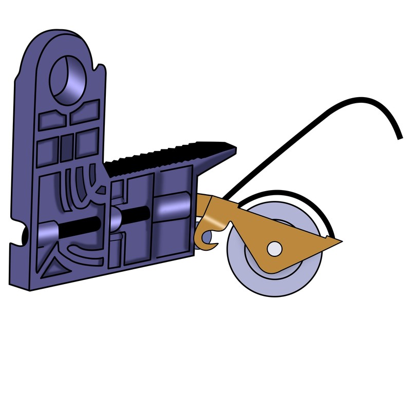 2-Pack Sliding Screen Door Rollers - Compatible with KDEX20 Series