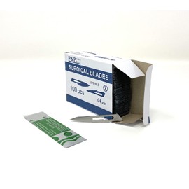 Disposable Surgical Scalpel Blades Sterile High Grade Carbon Steel 2.1% 10xx Individually Foil Wrapped Size 36 Box of 300