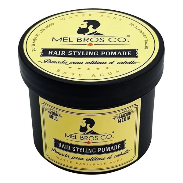 Pomada Para Cabello Mel Bros Co. Fijación Media 118 Ml