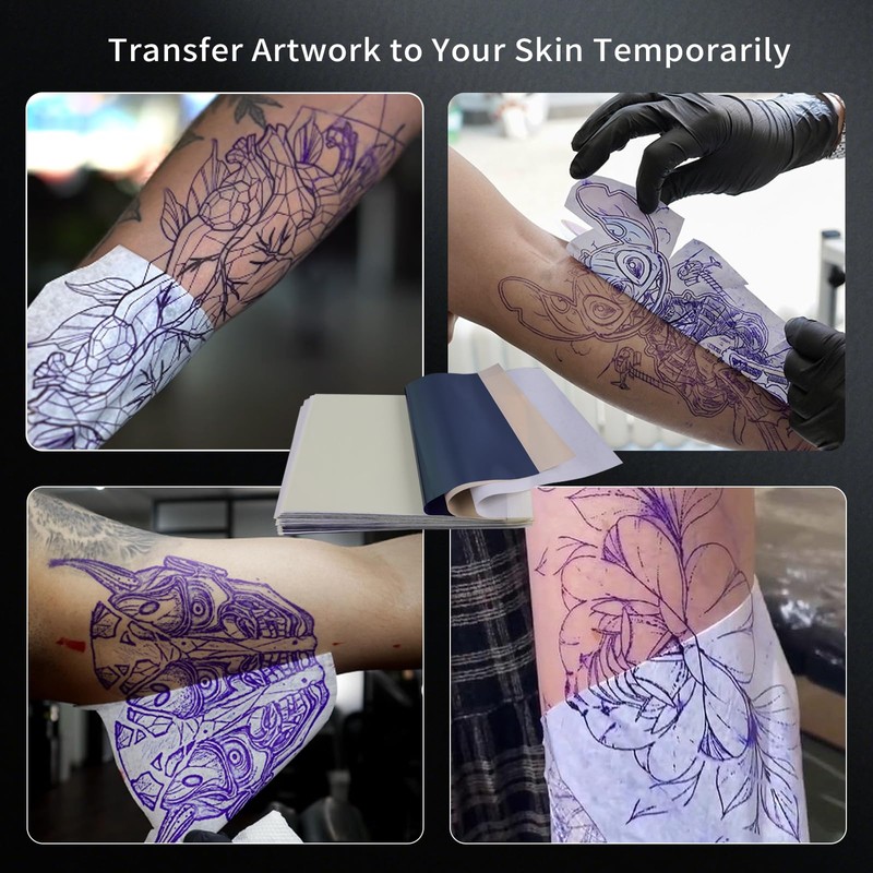 Stencil Transfer Paper for Tattooing - 30 Sheets Temporary Tattoo