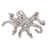 NKlaus Maritime octopus hook 14 x 9 cm nickel-plated brass