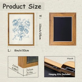 KBKBART Framed Floral Wall Art, Vintage Blue Rose Bouquet Sketch Canvas Oil Painting, Antique Victorian Wall Decor, Minimalist Bedroom Wall Art Aesthetic, Neutral Flower Art Prints for Bedroom Living Room, Gallery, Gifts for Friends or Family(9"x12")