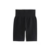 NEXT Gerippte Radlershorts mit hohem Bund Schwarz M