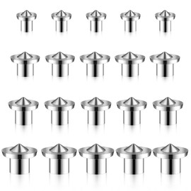 20PCS Dowel and Tenon Center Transfer Plugs Doweling Centering 1/4" 5/16" 3/8" and 1/2" Set Doweling Marker Centering Pins Marker Pins Drill Hole Tool for Woodworking Tool Accessories