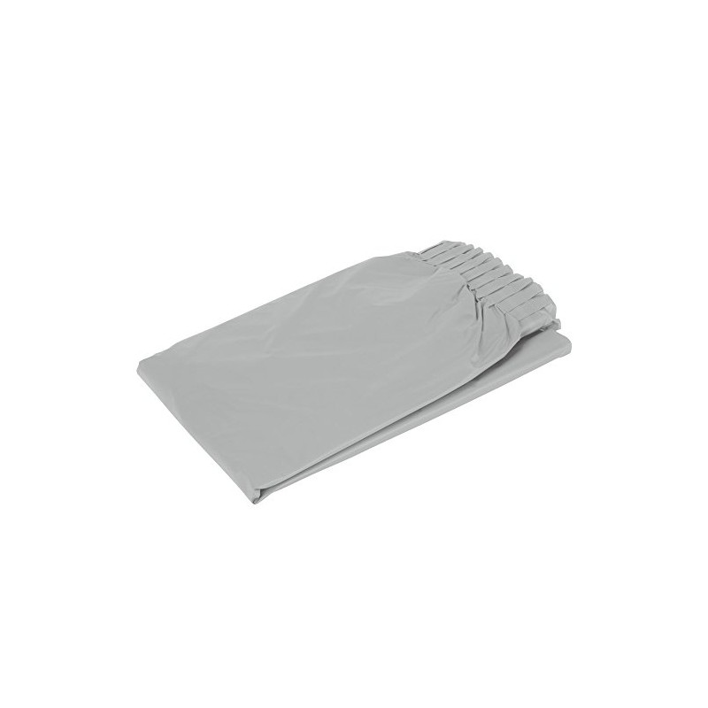 Silver Plastic Table Skirt - 21' x 29" (1 Pc.)