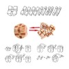 VolksRose 12pcs Wooden Brain Teaser Puzzles, IQ Challenge Puzzle Games,