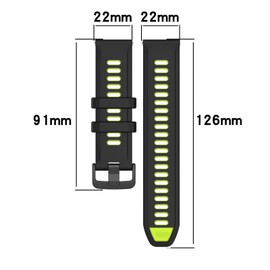 Gusfeliz Compatible with Garmin Forerunner 265 Watch Bands,Soft Silicone Replacement Band for Garmin Forerunner 255/745/ Venu 2/Active/Vivoactive 4 Running Smartwatch Band