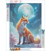 GDYEEH Fuchs Diamond Painting Erwachsene, 5D Mond Diamant Kunst Bilder