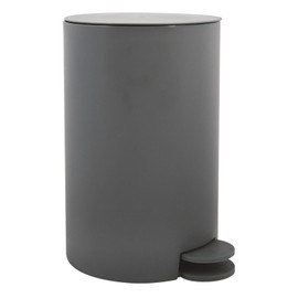 MSV Pedal bin Osaki 3l in Anthracite, Stainless-Steel 3 Litre