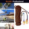 DIJJIG Rope Harness Safety Lanyard 25ft Vertical Roofing Rope With