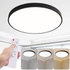 HOVENLA 19.7 Inch Round LED Ceiling Light Fixture, 36W Dimmable