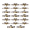 RDEXP Sliding Roller Wheel 20mm Diameter Slotted Wheel for Wardrobes