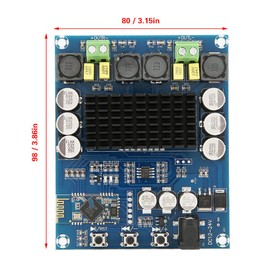 TPA3116D2 120W+120W Channel Power Amplifier Bluetooth Audio Power Amplifier Board