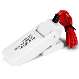 Boat Bilge Pump Float Switch, 12V 24V 32V Automatic Controller Float Switch, Portable Electric Bilge Pump Electric Flow Sensor for Boat Yacht Caravan Camping Marine