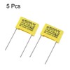 sourcing map Pack of 5 Safety Capitors Polypropylene 0.47uF 275VAC