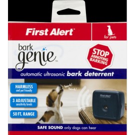 First Alert Bark Genie Automatic Ultrasonic Bark Deterrent Device for Dogs