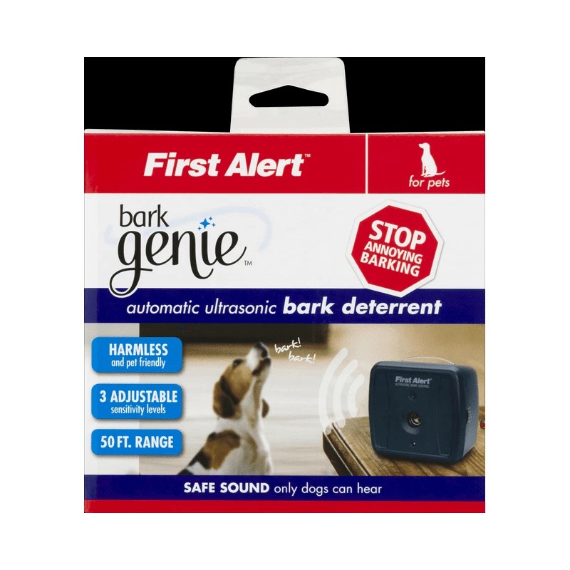 First Alert Bark Genie Automatic Ultrasonic Bark Deterrent Device for